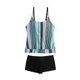 thumbnail image 5 of Trajes de baño tankini para mujer Trajes de baño vintage estampados para mujer Trajes de baño conservadores Traje de baño bikini con falda de playa estampada para mujer, 5 of 5
