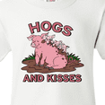 thumbnail image 4 of Inktastic Hogs and Kisses with Cute Pig Family Youth T-Shirt, 4 of 5