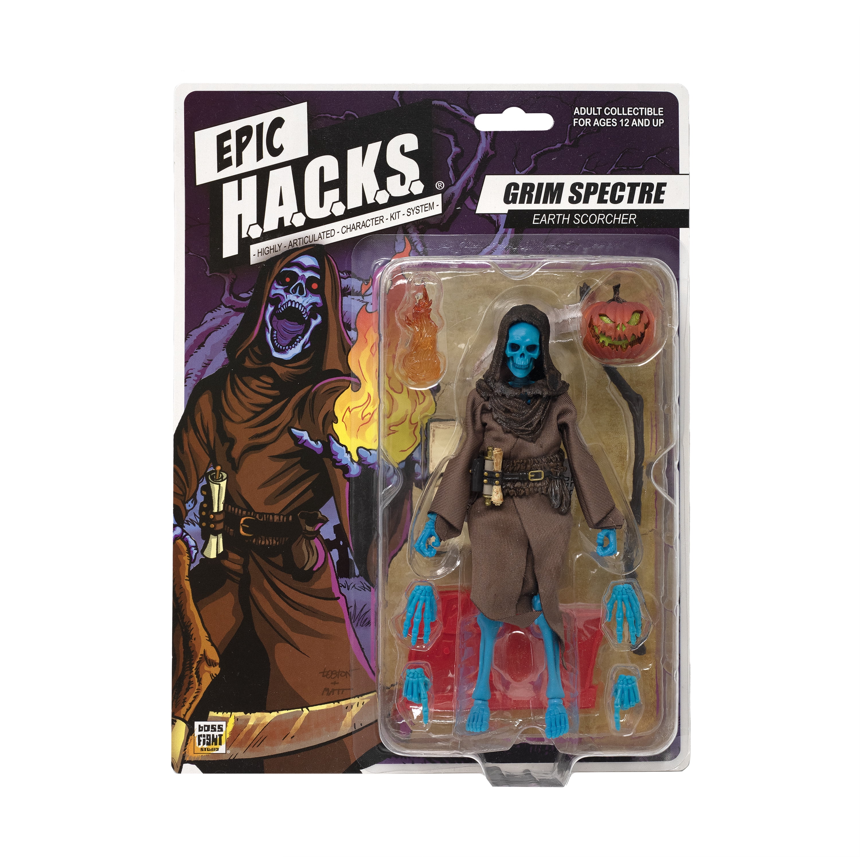Boss Fight Studio Epic H.A.C.K.S. Bonesault Skeleton Action Figure