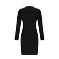 thumbnail image 6 of IROINNID Women's Spring Large Size Dresses V-Neck Long Sleeve Tight Short Dress, 6 of 7