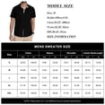 thumbnail image 7 of HAOMEILI Men's Button Down Shirts Short Sleeve Casual Shirts Summer Beach Shirts Vacation Wedding Shirts with Pocket, 7 of 7