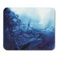 thumbnail image 1 of NUDECOR Watercolour Abstract Blue Watercolor Flow Wet on Water Splash Paint Mousepad Mouse Pad Mouse Mat 9x10 inch, 1 of 1