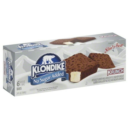 Unilever Klondike No Sugar Added Ice Cream Bars, 6 ea - Walmart.com