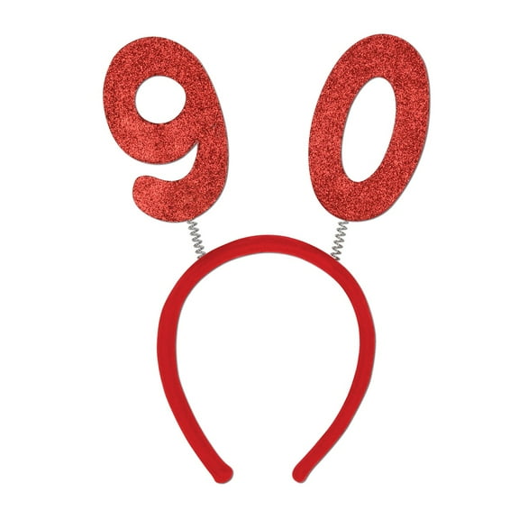 Beistle Club Pack of 12 Red "18" Glittered Bopper Headband Birthday Party Favors