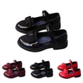 thumbnail image 6 of Otqutp Mary Jane Shoes for Girls Bow School Dress Flats Non-Slip School Shoes Toddler Princess Leather Shoes for Kids, 6 of 6
