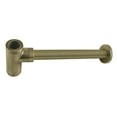 thumbnail image 4 of Kingston Brass  Trimscape 1-1/4" OD Brass Round Siphon Bottle Trap Brushed Nickel, 4 of 4