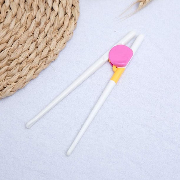 Palillos de entrenamiento, juego de ayuda de palillos de aprendizaje para niños, diestros o zurdos, para niños, adultos, principiantes
