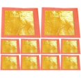 thumbnail image 1 of 10 Sheets Gold Foil Sheets Decorative Real Golden Foil Sheets Arts Crafts Gold Foil, 1 of 4