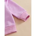 thumbnail image 6 of Suealasg Baby Girls Fall Winter Clothes 6M 1T 2T 3T 4T Long Sleeve Heart Print Sweatshirt + Long Pants Set 2Pcs Casual Outfit for Toddler Girls, 6 of 7