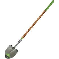 Ames 2535600 Shovel, 8-3/4 in W Blade, Steel Blade, Hardwood Handle, Long Handle, 48 in L Handle