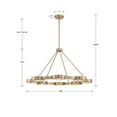 thumbnail image 5 of Crystorama Lighting - Orson - 8 Light Chandelier-21.5 Inches Tall and 38.5, 5 of 12