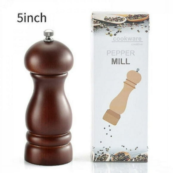 Capstan Wood Pepper Grinder, Wood Mill (5 Inch)