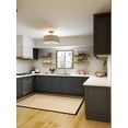 thumbnail image 2 of Linon Athena Natural & Black 4' x 6' Area Rug, 2 of 9