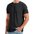 thumbnail image 5 of Wlynlyn Mens T-Shirts Crew Neck Short Sleeve Tees Casual Loose Fitted Solid Color Distressed Cotton Washed Basic Tee Shirts, 5 of 6