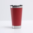 thumbnail image 2 of Bewildely Frasco de vacío de acero inoxidable, botella de bebida de gran capacidad, senderismo, fiesta de viaje, taza de café portátil para Suministros térmicos Rojo, 2 of 6