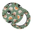 thumbnail image 2 of Naloa Animal Heads Round Bar Stool Cushion Cover 12-14 inch, Fits Kitchen, Office, Restaurant Chairs - {sizeName}14 inch, 2 of 7