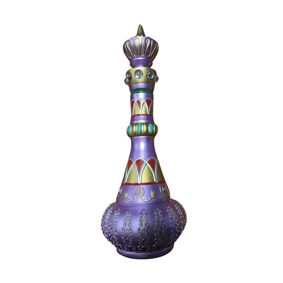 Resin Decoration Jeannie Bottle I Dream Of Jeannie I Dream Of Jeannie Bottle From Della Second Season MIRRORED Purple Bottle!Pagoda Spirit Bottle Decoration