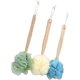 thumbnail image 1 of 3 piezas de bolas de baño de madera, cepillos de ducha, cepillo de baño, flor de baño con mango, bolas Ba 36*13cm, 1 of 5