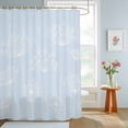thumbnail image 4 of Shower Curtain White Dandelion Shower Curtains for Bathroom Decor, Waterproof Polyester Shower Curtain Set with Hooks, Small Stall Size 36" x 72" Blue, 4 of 9