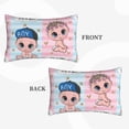 thumbnail image 4 of Bixox Boy Girl Printed Pillow Protector,Super Soft Ideal for Home,Guests,Rentals - 16"x24", 4 of 8