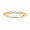 C-Gold, variant on Half Eternity Twisted Stackable Wedding Ring for Women 925 Sterling Silver Zirconia Size 7