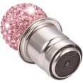 thumbnail image 4 of Crystal Car Cigarette Lighter Bling Rhinestone Car Cigarette Lighter 12V, Fits Most Vehicles, Pink, 4 of 5