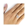 thumbnail image 4 of JewelersClub Initial Letter Ring for Women | Customizable Sterling Silver "M" Alphabet Monogram Ring for Girls | Cursive Script Capital Letters | Personalized Jewelry Gift for Her, 4 of 4
