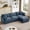 Blue-102inch, variant on BINBANK Sectional Modular Sofa L Shaped Chenille Fabric Couch with High Supportive & Soft Sponges and Removable Ottoman, Sleeper Comfy Upholstered Furniture for Living Room,3-Seater,Beige