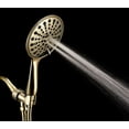 Couradric Handheld Shower Head, 6" Chrome Face 6 Spray Setting Shower