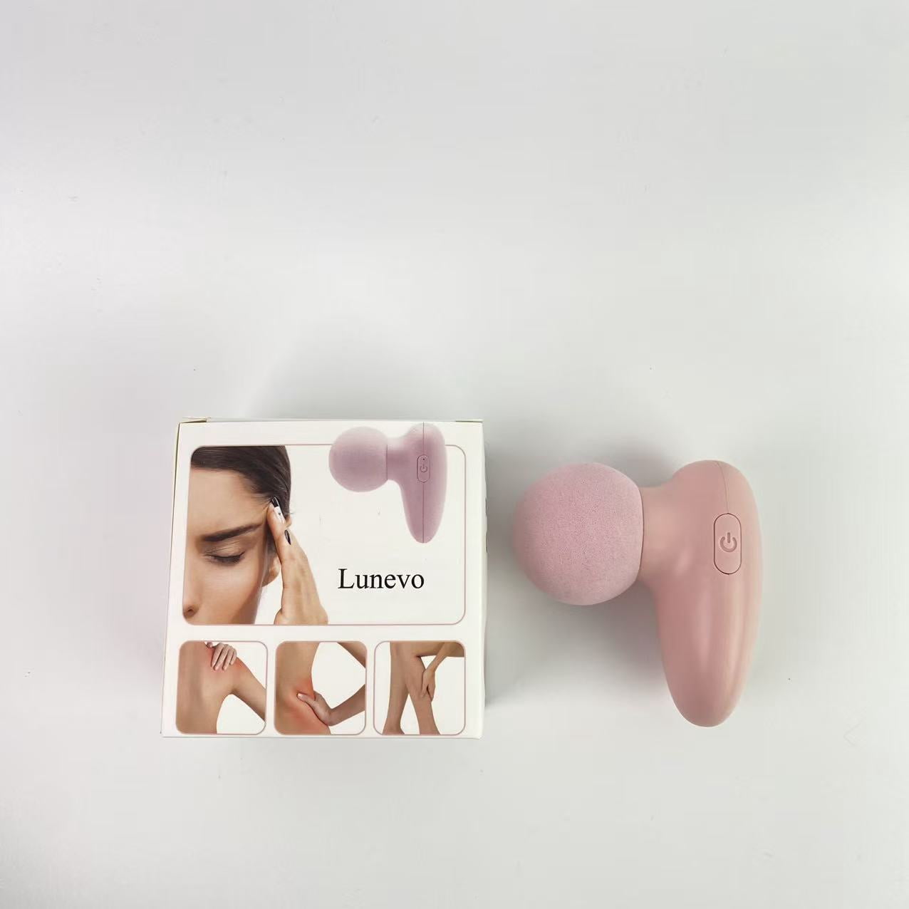 Lunevo Massaging apparatus for personal use,Mini Massage Gun-Pink，Muscle Deep Tissue Massager Gun, Handheld Percussion Massager
