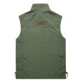 thumbnail image 5 of Bcfgryg Men's Casual Stand C Ollar Vest Practical Travel Fishing Vest Outdoor Work Lightweight S Afari Photo M Ulti Pocket Shoulder Cargo Vest Men's Sleeveless Jacket Vest, 5 of 5