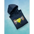 thumbnail image 3 of Feeling Good Heart Flowers Hoodie Women -Image by Shutterstock, Female XX-Large, 3 of 4