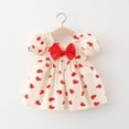 thumbnail image 1 of Vestidos de moda con forma de corazón para niñas pequeñas, vestidos de princesa para niñas de 1 a 3 años, vestidos de verano, 1 of 5