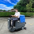 thumbnail image 2 of Fixturedisplays® Ride-On Driving Floor Scrubber Machine Battery Powered Warehouse Industrial Cleaner 21 Inches Clean Width, 3000M2/H Clean Efficiency  60 Day Lead Time 15761, 2 of 12