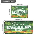 thumbnail image 3 of Dreamtimes Lucky Leaf Clover and Gold Coins Kitchen Rugs Door Mat 2PCS,Carpet Front Entrance Non-Slip Relieve Fatigue Washable Floor Mat for St. Patrick's Day Kitchen Bedroom Porch, 3 of 7