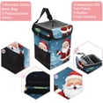 thumbnail image 2 of Santa Claus Foldable Car Trash Can with Lid, Leak-Proof Mini Trash Can, Hanging Storage Bag - Car Trash Bin for Clean and Organized Rides, 2 of 6