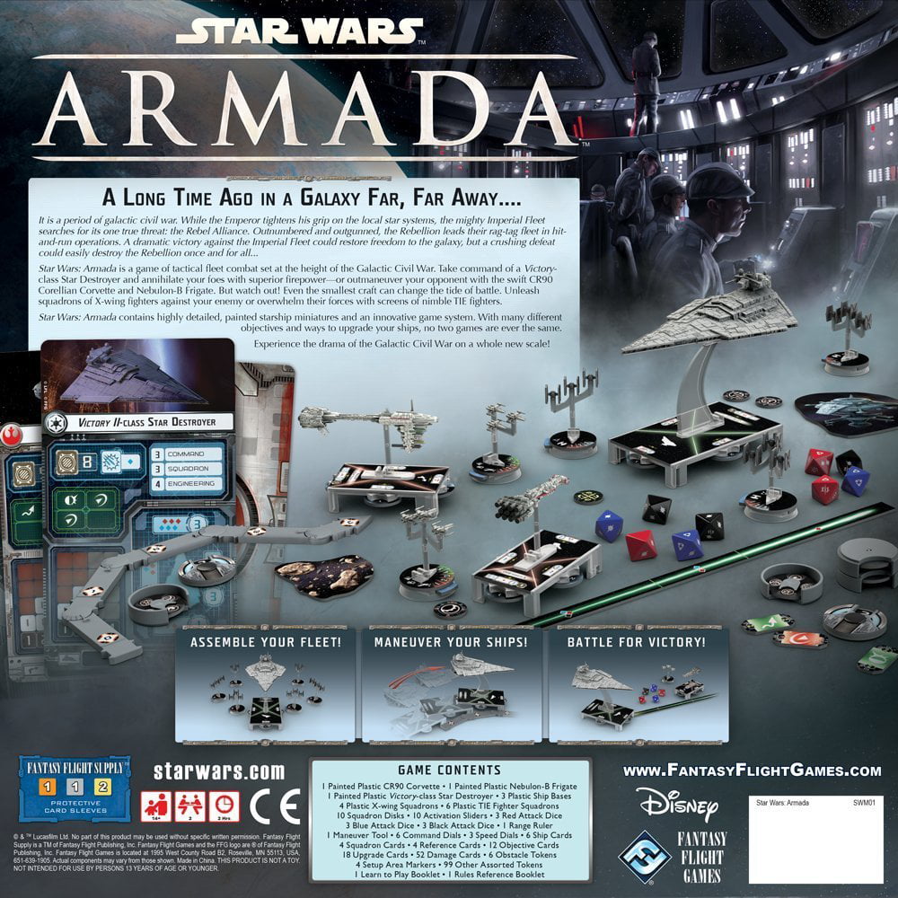 Star Wars Armada Core Set Strategy Board Game Walmart Com Walmart Com