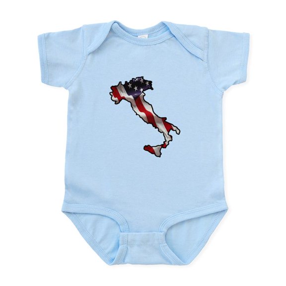 CafePress - Italian American Infant Bodysuit - Baby Light Bodysuit, Size Newborn - 24 Months