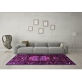 thumbnail image 3 of Ahgly Company Indoor Rectangle Persian Purple Traditional Area Rugs, 5' x 8', 3 of 4