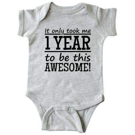 

Inktastic 1 year to be this awesome Gift Baby Boy or Baby Girl Bodysuit