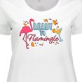 thumbnail image 4 of Inktastic Ready to Flamingle- Flamingo Party Women's Plus Size T-Shirt, 4 of 5