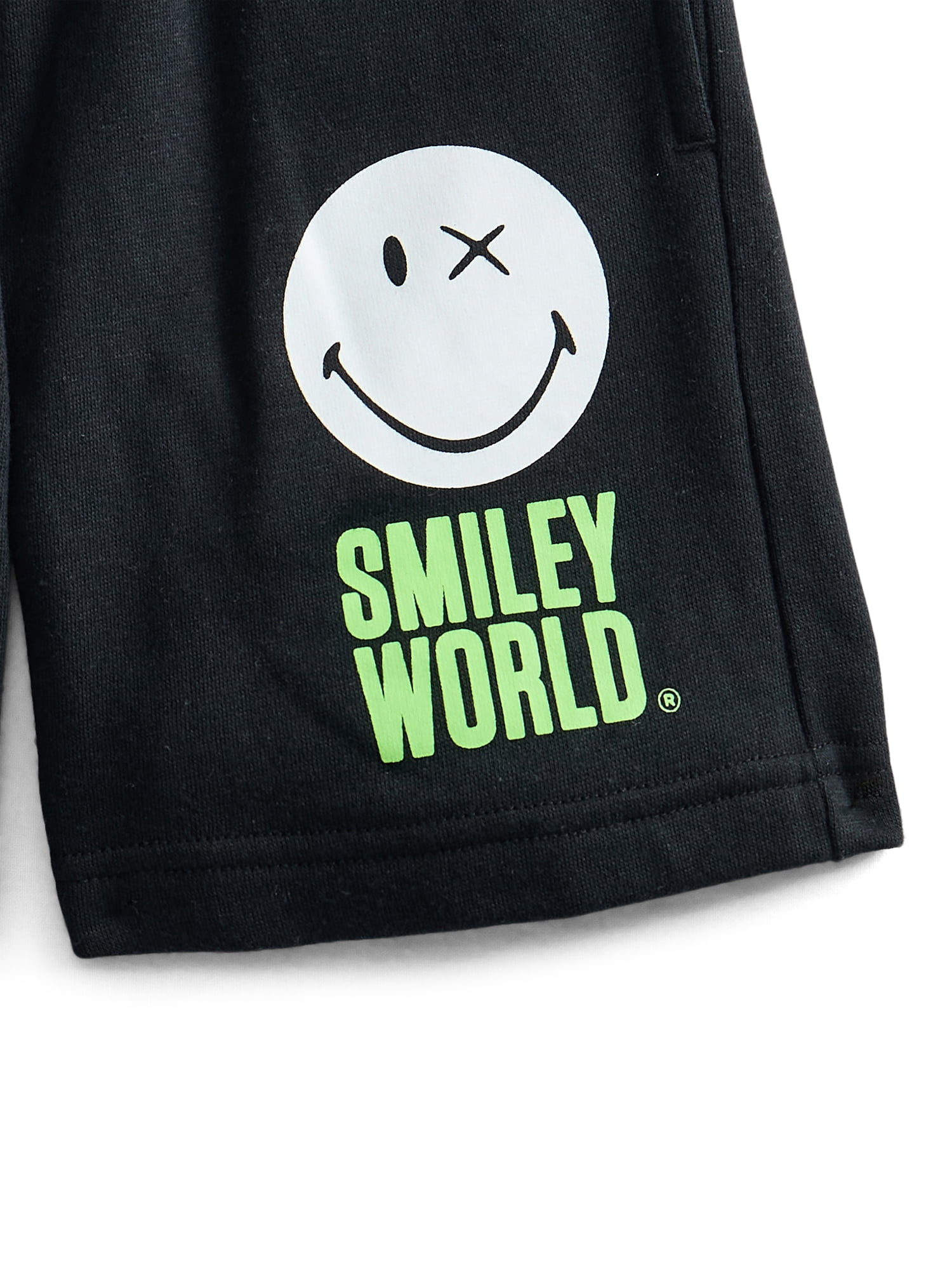 Smiley World Boys Fleece Shorts, Sizes 4-18