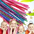 thumbnail image 2 of 100PCS Christmas Supplies Glitter Bulk Fuzzy Sticks for DIY Art and Craft ц, 2 of 8