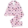 thumbnail image 3 of WOYY Girls Halloween Pajamas Cute PJs Long Sleeve Button Shirt Pants Sleepwear, Sizes 3-14, 3 of 3