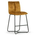 thumbnail image 3 of Set of 2 Adel Modern Beige Arm Chair Dining Chair with Beech Legs, 3 of 5