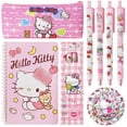 thumbnail image 1 of Juego de útiles escolares Koiswim Cute Kitty con bolígrafos de gel y cuaderno, 1 of 5
