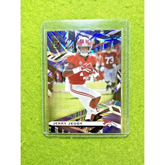 Jerry Jeudy RAZZLE DAZZLE PRIZM ROOKIE CARD CASE HIT RC 2020 Elite