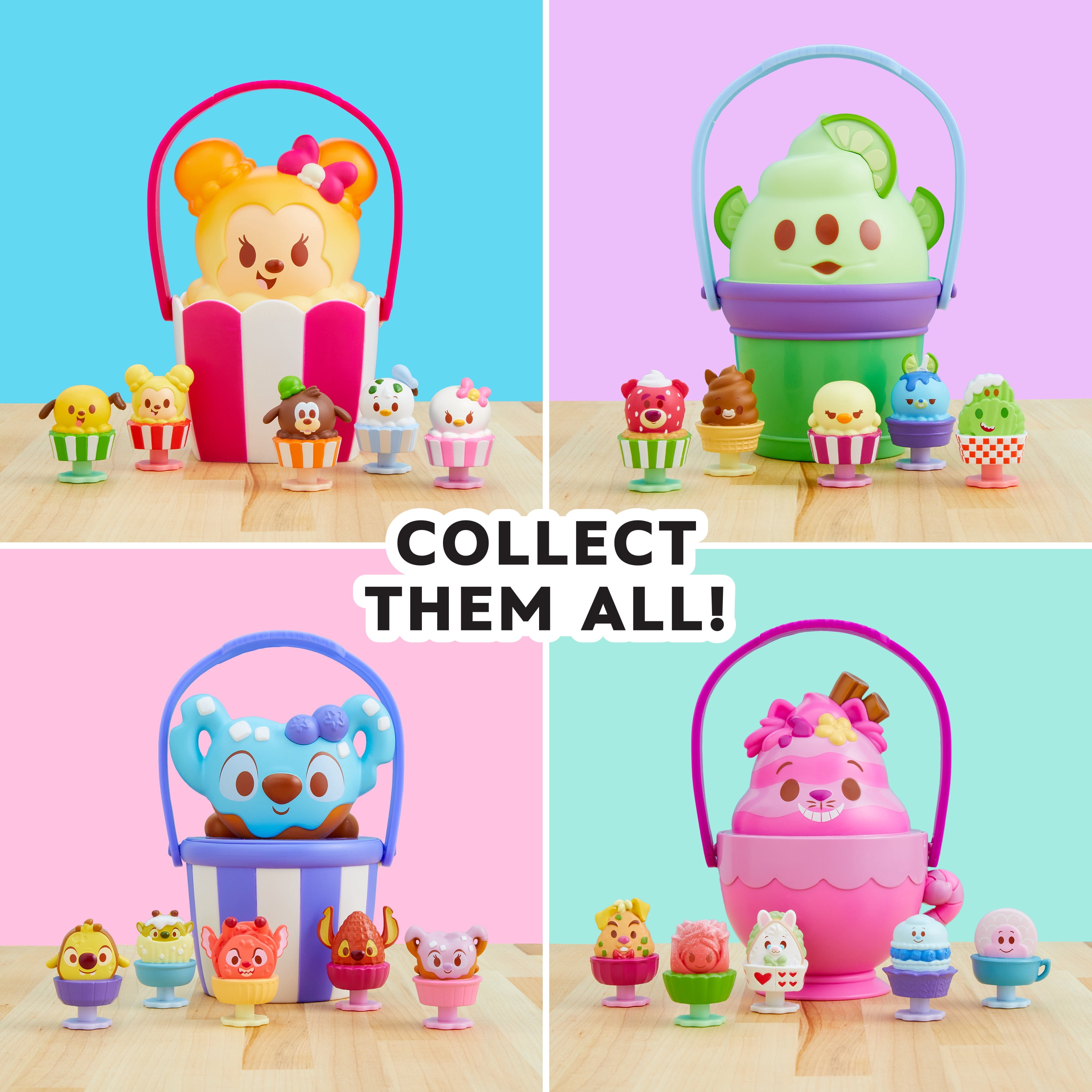 Disney Munchlings Mini Munch Poppin’ Treat Bucket, 1.5 inch Collectible Poppin' Toy, Children Ages 3 and up