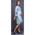 thumbnail image 3 of Bimba Tie-Dye Ladies Plus Size Kaftan Summer Wear Beach Coverup Kimono Caftan-XL-3X, 3 of 5