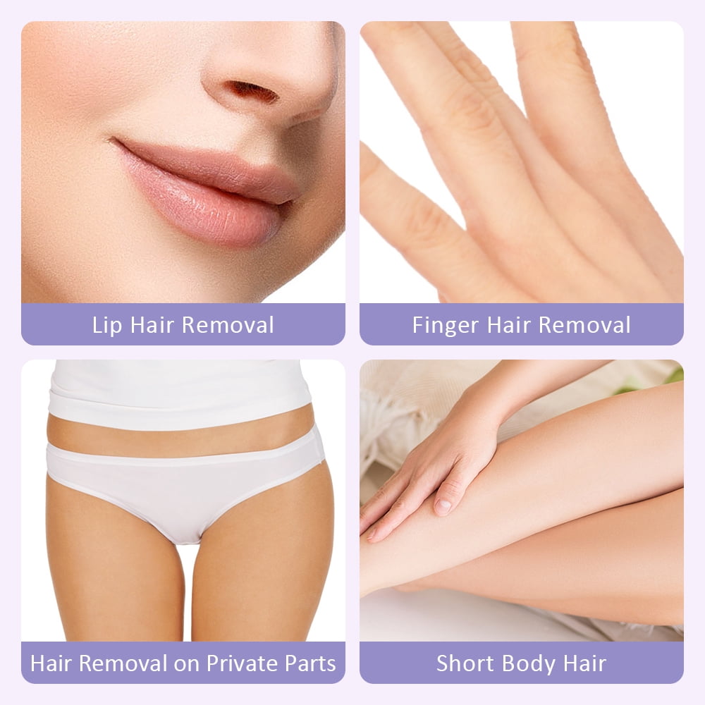 Electric Razor for Women,Facial Hair Removal for Women,5-in-1 Multi-Function Women's Hair Removal Trimmer,Facial Hair Trimmer for Women,Cordless Waterproof Bikini Trimmer Shaver Razor Purple